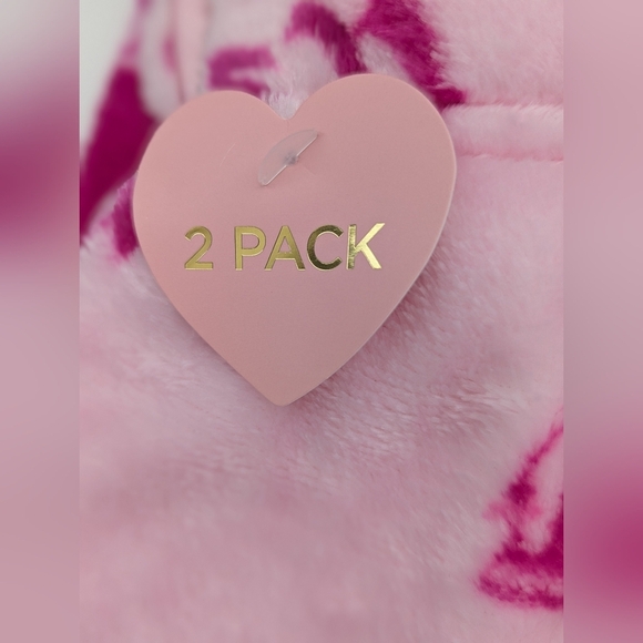 NWT Juicy Girls (Size 4/5) 2-Pack Fleece Pyjama Bottoms/Boxers/Shorts/Sleep Set - Picture 7 of 13